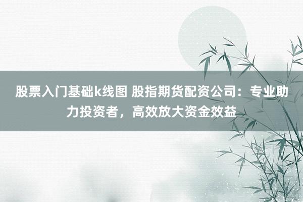 股票入门基础k线图 股指期货配资公司：专业助力投资者，高效放大资金效益