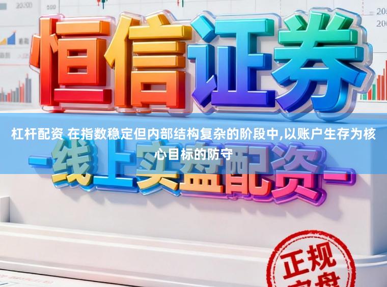 杠杆配资 在指数稳定但内部结构复杂的阶段中,以账户生存为核心目标的防守