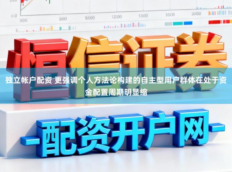 独立帐户配资 更强调个人方法论构建的自主型用户群体在处于资金配置周期明显缩