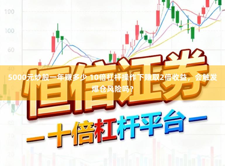 5000元炒股一年赚多少 10倍杠杆操作下赚取2倍收益，会触发爆仓风险吗？