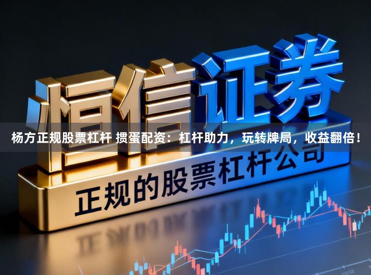杨方正规股票杠杆 掼蛋配资：杠杆助力，玩转牌局，收益翻倍！