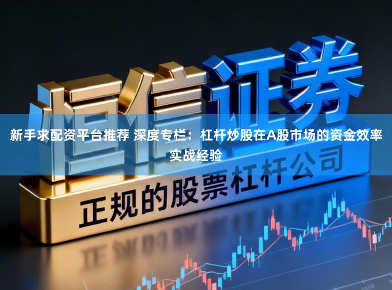 新手求配资平台推荐 深度专栏：杠杆炒股在A股市场的资金效率实战经验