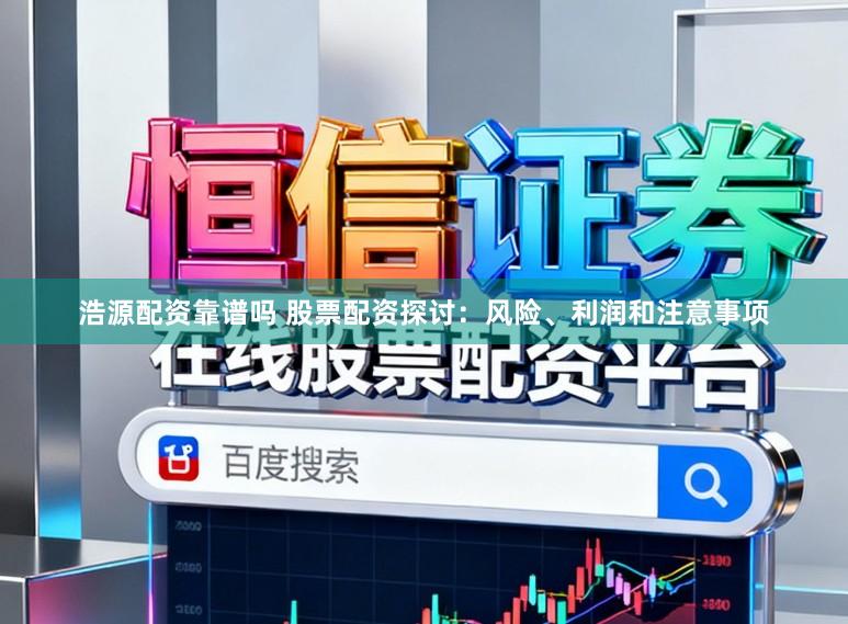 浩源配资靠谱吗 股票配资探讨：风险、利润和注意事项
